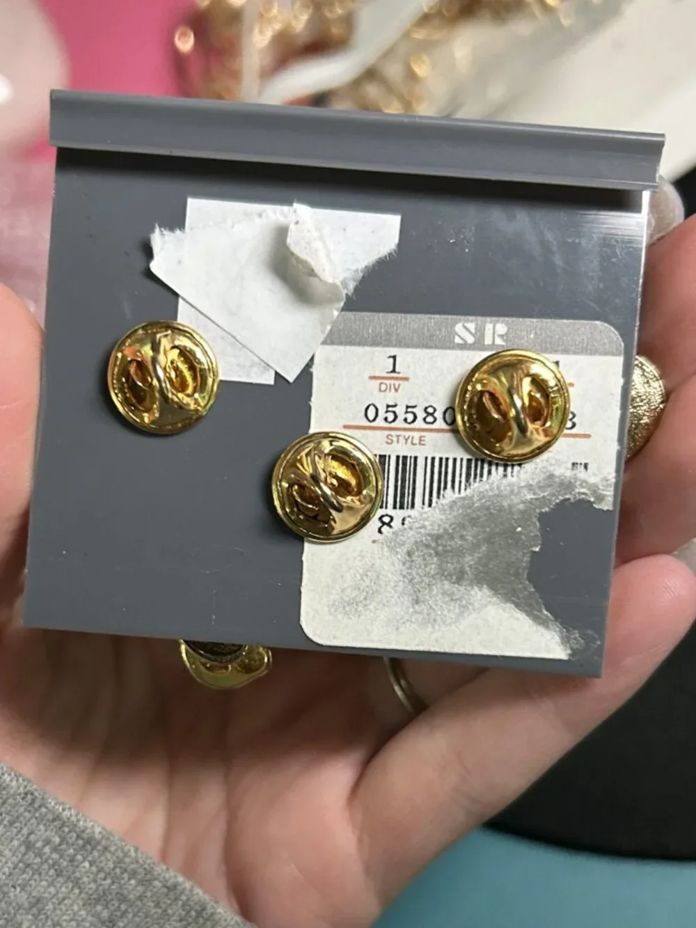 Vintage JJ Jonette Casual Corner Gold-Tone Music Scatter Pin Set NIP